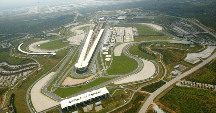 Imagen aérea del GP de Malasia